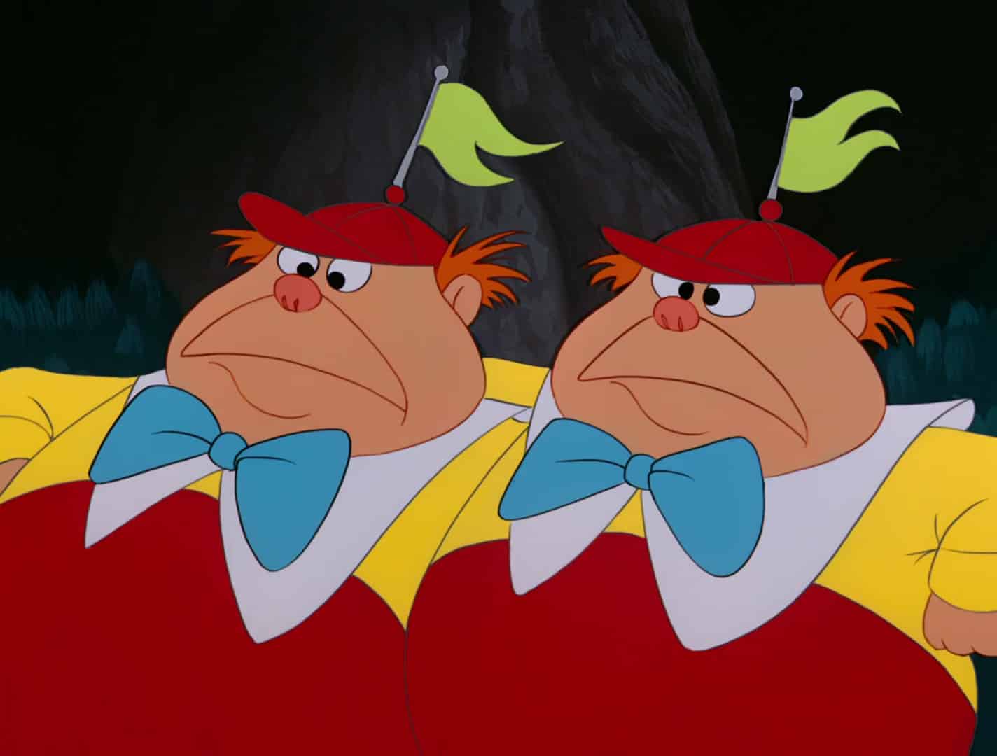 tweedle dee dum personnage alice pays merveilles 01