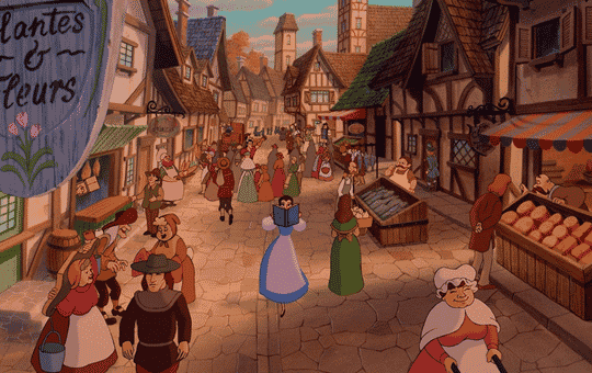 Belle habite un village en Alsace !