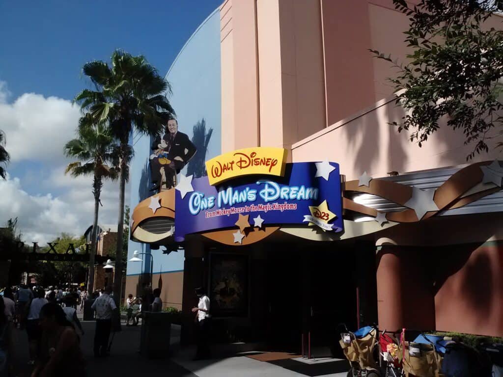 Walt Disney One Mans Dream entrance