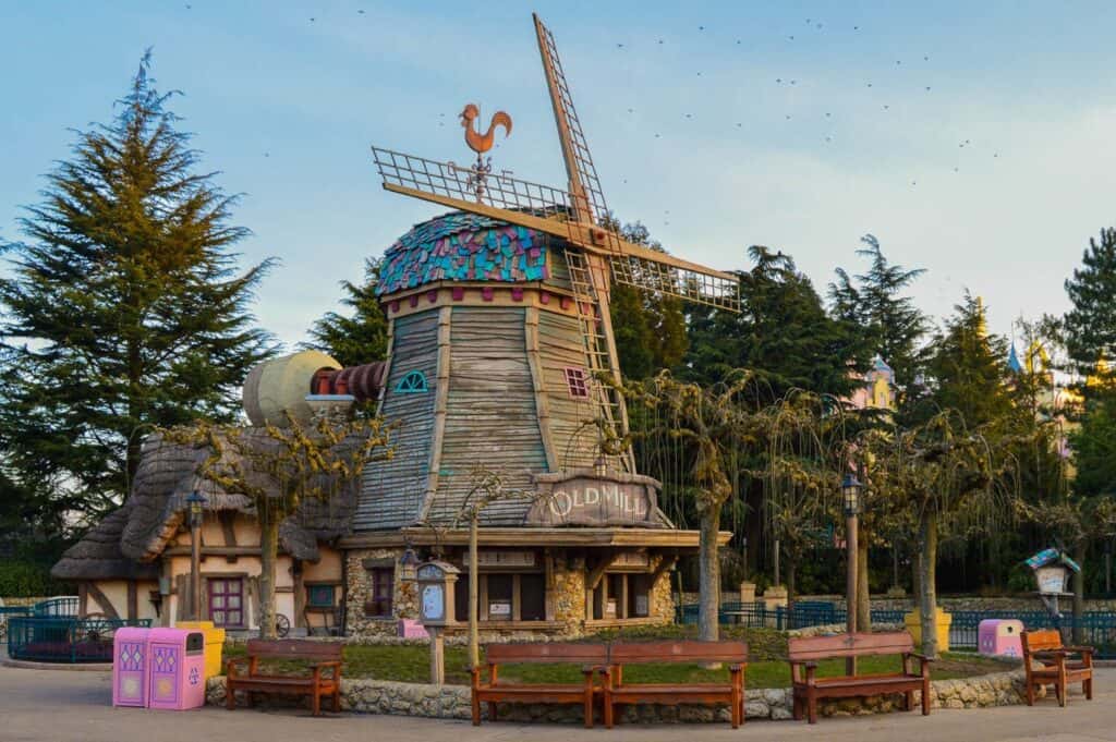 disneyland paris old mill sunrise disneyland 984125327